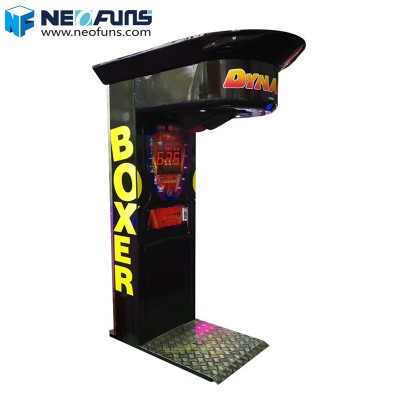 Boxing Punch Game Indoor Sport Game  Black Punch Boxing Arcade Machine for event