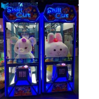 Neofuns Blue Mirror  Skill Cut Scissor Machine  Blue Cut Ur Prize Plush Toy Machine Manufacturer