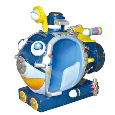 Submarine motion kiddie ride for sale, arcade game coin operated machine for children